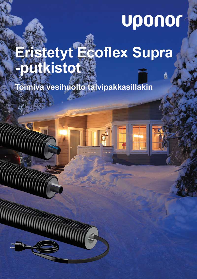 Eristetyt Ecoflex Supra -putkistot -esitteen kansi
